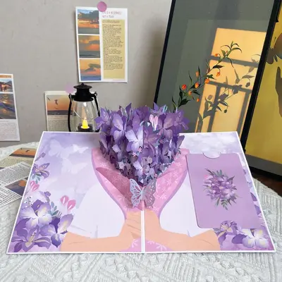 Handmade 3D Sunflower Mother's Day Card for Teachers - 10