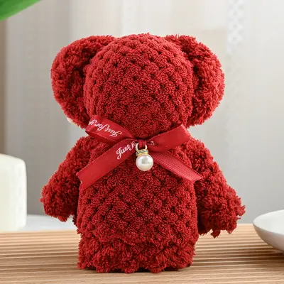 Mercan Samtananas-Muster Perlen-Bär Handtuch Geschenkartikel kleines Geschenk 30*30 Eröffnungsgeschenk Wohlfahrts-Geschenkartikel - 10