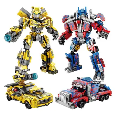 Lego Uyumlu Optimus Prime Dönüşen Robot Yapı Seti