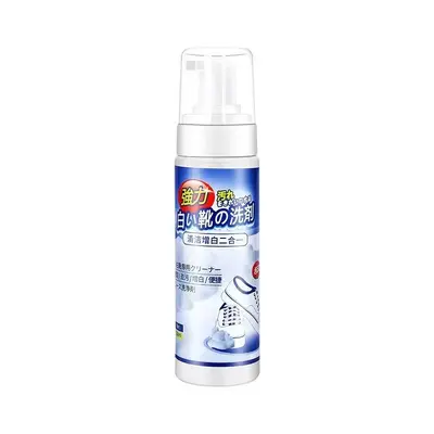 White Shoe Cleaner Foam, Yellow Stain Remover, No-Rinse - 7