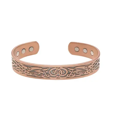 Grenzüberschreitender Bestseller Amazon rotes Kupfer magnetisches Armband Großhandel Europa und Amerika Retro einfaches Armband rotes Kupfer magnetisches Armband