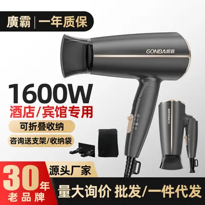 Wall-Mounted Foldable Portable Hair Dryer for Home and Hotel Use