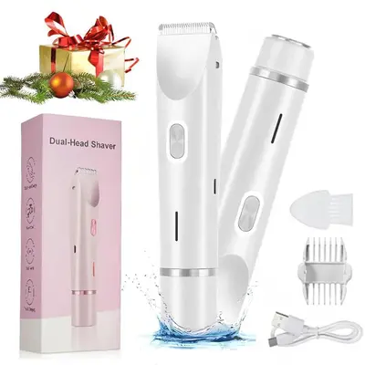 Women's Electric Shaver and Epilator, Dual-Head, for Body and Intimate Areas - 10