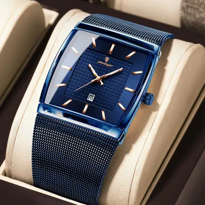 Swiss Men's Quartz Watch, Waterproof, Calendar, Ultra-Thin - 11