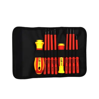 Insulated screwdriver set, electrician, multifunctional