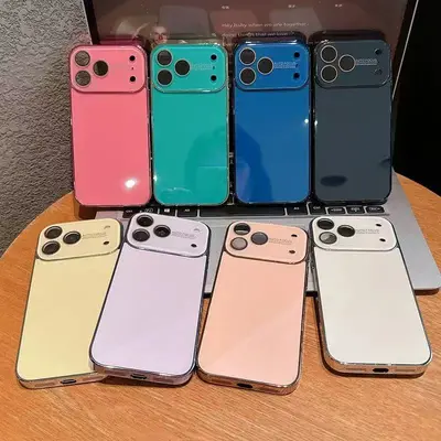 Case for iPhone 17 Pro Max, Electroplated Glass