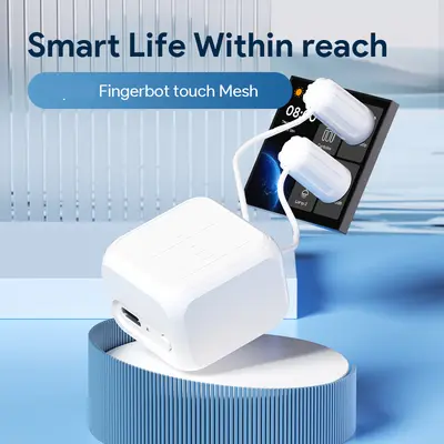 Tuya Akıllı Ev Bluetooth Parmak Robotu Uygulaması Uzaktan Zamanlayıcı Ses Kontrollü Kablosuz Anahtar Işık kullanışlı cihaz