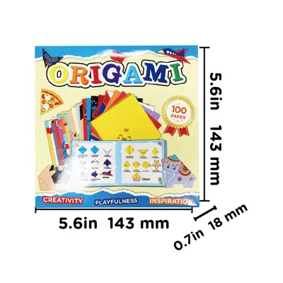 Çocuklar için İngilizce origami kitap seti, 3D hayvan modelleri, talimatlı - 6