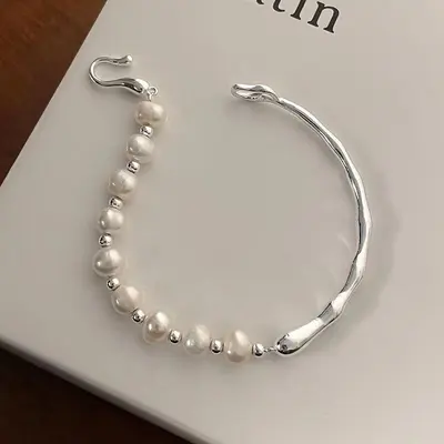 French Retro Pearl Bracelet for Women, Lightweight Luxury, Sophisticated Temperament, High-End Niche Design, Simple and Versatile Fashion Bracelet - 10