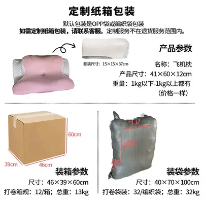 跨境亚马逊记忆棉飞机枕头成人专用护颈低枕助睡眠慢回弹侧睡枕头 - 9