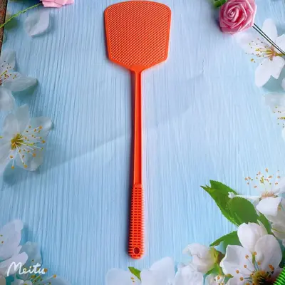 Thick Long-Handle Unbreakable Plastic Fly Swatter Large Size - 11