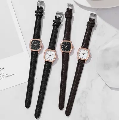 Women's Korean-style quartz watch with elegant thin strap - 4
