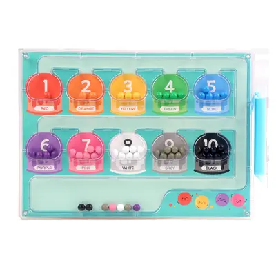 CE EN71 Certified Maze Magnetic Beads, 6-Color Matching Educational Toy