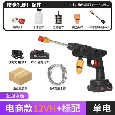 Cordless high pressure car washer lithium battery - 10