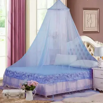 Ceiling-Mounted Dome Mosquito Net Without Installation Required, Encrypted Princess-Style Floor-Standing Palace Mosquito Net, Simple Bed Curtain for Students and Children