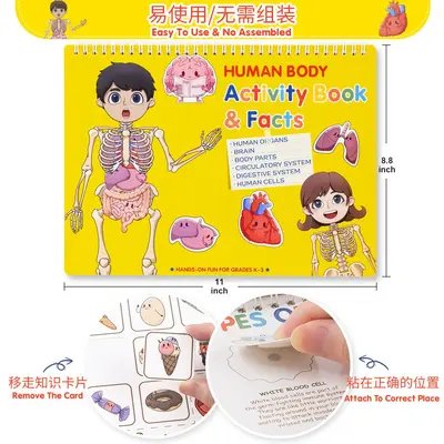 Children's Busy Book Early Education Set with Gift Box - 2