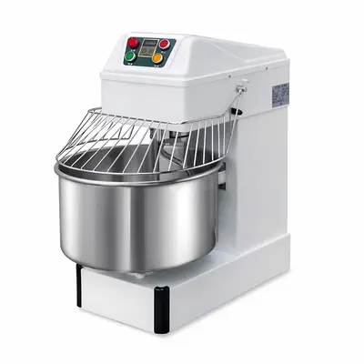 Doppelwirkung Doppelgeschwindigkeit Teigmaschine 30L kommerziell 12,5kg Mehlmischer Bäckerei vertikale vollautomatische Knetmaschine - 6