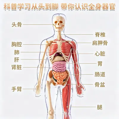 İnsan modeli çocuk oyuncakları kök bilişsel bilim ve eğitim bulmaca organ montajı iskelet kemik yapısı üreticisi toptan - 5