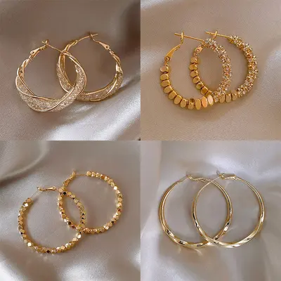 Gümüş iğne ışığı lüks üst düzey küpeler niş kişilik tasarımı kadınlar için abartılı küpeler moda mizaç küpeler toptan