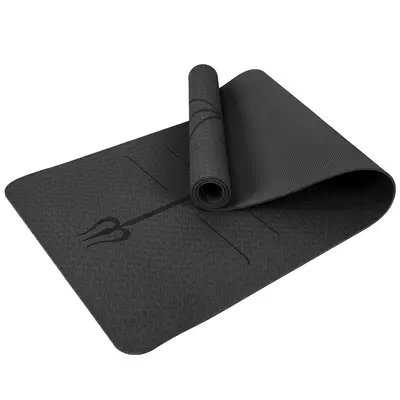 TPE Yoga Mat 90 cm, Thickened, Non-Slip, Shock-Absorbing - 6