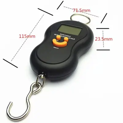 Elektronik terazi toptan satış ev tipi taşınabilir el tırmığı elektronik tartı taşınabilir mini bagaj el tırmığı hızlı kargo tartısı - 4
