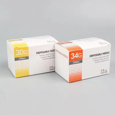 Mezoterapi İğnesi 32G 4 mm, 34G 2,5 mm ve 30G 13 mm Ultra İnce İğne