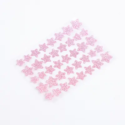 Cross-border bestselling colorful glitter acne patches, 40 pieces, glitter stars, dazzling laser makeup, PE acne concealer patches. - 11