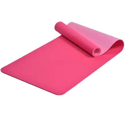 Thick Non-Slip Yoga Mat with Knee Protection and Shock Absorption - 8