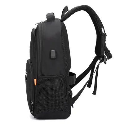 Korean-Style Student Backpack, Waterproof, USB Port, Large Capacity - 4