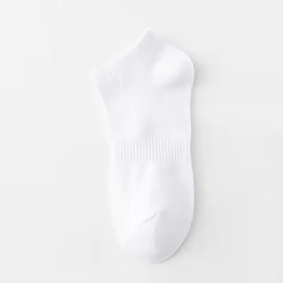 Zhuji Socken für Herren, mittelhoch bis hochschaft, schwarz/weiß, reine Baumwolle, atmungsaktiv, geruchshemmend, schweißabsorbierend, Sportsocken mit Frottee-Sohle für Frühling und Sommer - 13