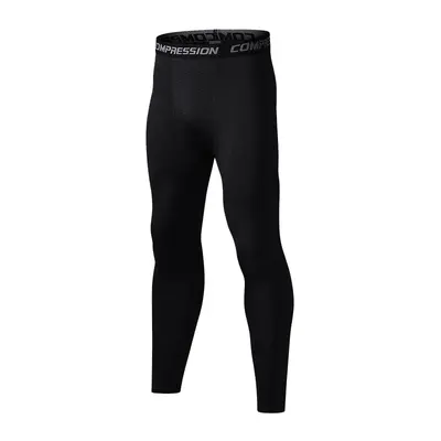 Men's High-Stretch Quick-Dry Compression Leggings for Basketball and Running, 7/8 Length - 6
