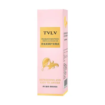 TVLV kokusu pürüzsüz saç bakımı esansiyel yağı kıvırcıklığı ve kırık uçları iyileştirir, ferahlatıcı, yağlı olmayan, uzun ömürlü koku, taşınabilir otantik ürün