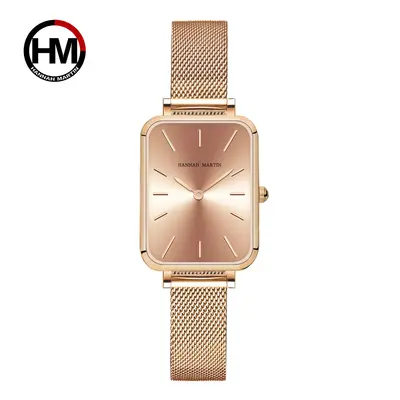 Waterproof Square Dial Watch, Japanese Movement - 8