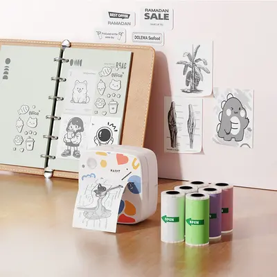 Graffiti yeni mini etiket yazıcı fotoğraf baskı hatası küçük ev taşınabilir kablosuz Bluetooth sıralama