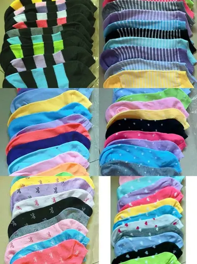 Women's Moisture-Wicking Short Socks, Solid Color, Summer Style - 7