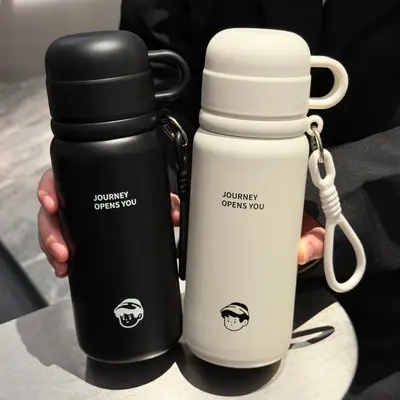 316 Stainless Steel Insulated Tumbler with Tea Infuser and Straw - 2
