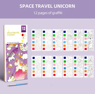 Kinder-Malbuch und Ausmalbuch für den Kindergarten, Mal-Set - 7
