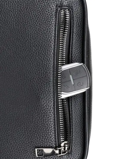 Men's PU Leather Clutch Bag, Litchi Pattern, Large Capacity, Japanese Style - 3