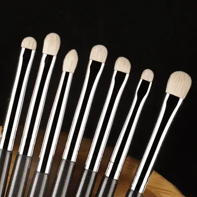 Makyaj Fırçası Seti, Hayvan Kılı, Eyeliner ve Far Fırçaları