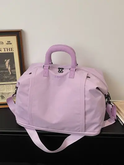 Große Reisetasche für Grenzübergang mit erweiterbarer Kapazität, Damen-Kurzstrecken-Geschäftsreise-Gepäck, Bordgepäck-Tasche, multifunktionale Fitness-Tasche