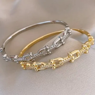 Strass-Armband mit schlichtem Design - 5