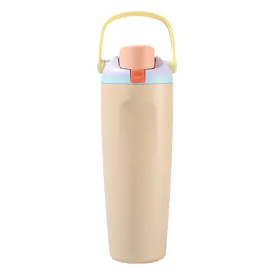 304 Stainless Steel Sports Bottle, Large Capacity Dual-Drink Cup