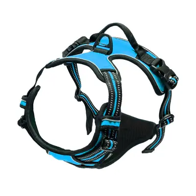 Reflective Nylon Webbing Harness for Large and Medium Dogs - 8
