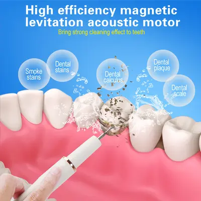 Household Ultrasonic Electric Teeth Cleaner, Whitening Water Flosser - 4