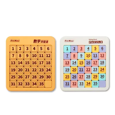 Digital Huarong Dao Sliding Puzzle for Elementary Students Nine-Grid Magnetic Children's Sudoku Educational Toy Three Kingdoms Magnetic Edition
