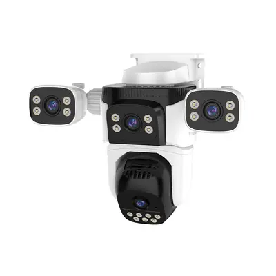 4-Kanal Heimüberwachungskamera 1080P Nachtsicht 360° Wireless - 10