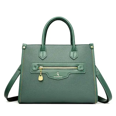 Damen-Handtasche 2024 im Kontrastfarben-Design, Schulter- oder Umhängetasche - 7