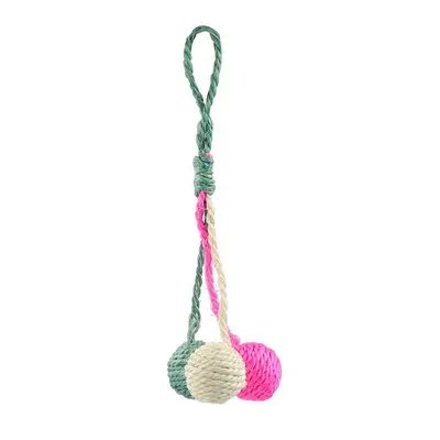 Sisal Rope Cat Toy Ball, Scratching and Teasing - 12