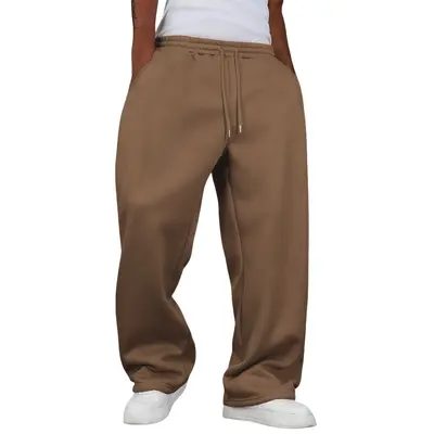 Unisex Jogginghose einfarbig, gefüttert, locker, weites Bein - 11
