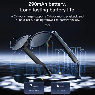 智能眼镜800W拍照录像同声传译蓝牙通话ai智能眼镜 Smart glasses - 5